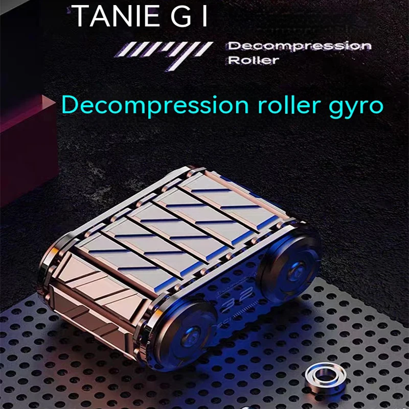 Tank Fidget Roller Autism ADHD Metal EDC Fidget Toys Office Desk Toys Anxiety Stress Relief Toys Adult  Kids Christmas Gift