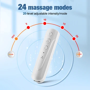 Mini Eletric Muscle Stimulator Pulse Massage Electrodes for Physiotherapy Tens Device for Shoulder Neck Body Pain Relief Massage 2