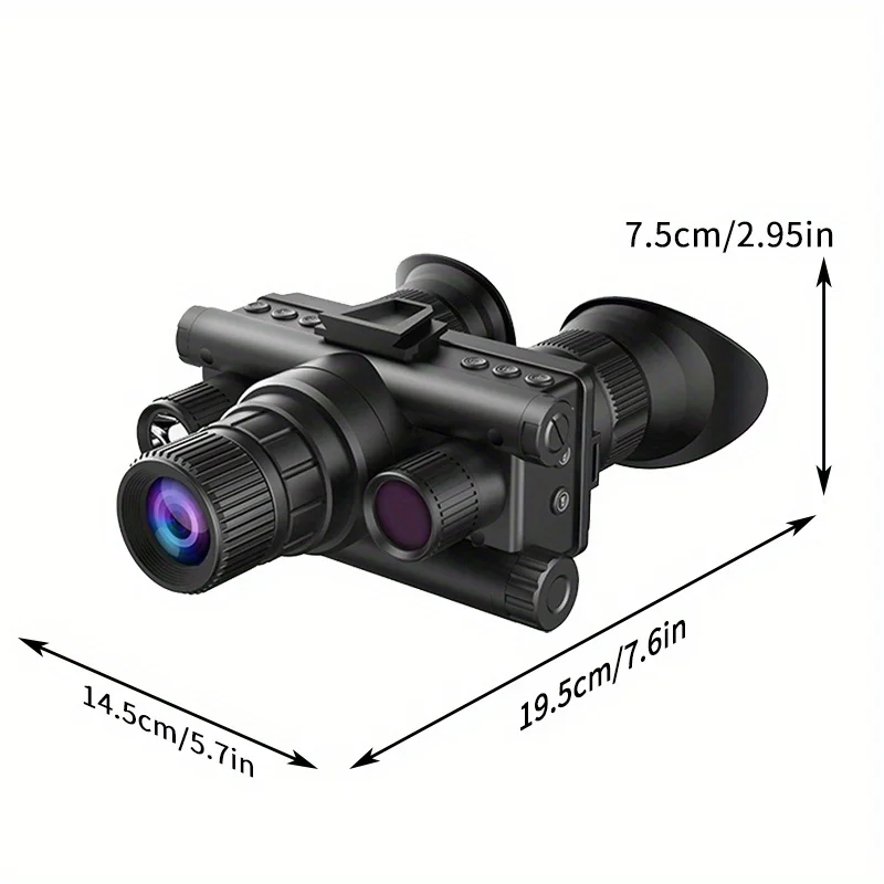 4K Head Mounted Telescope Infrared Night Vision Binoculars Goggles Z9157 Camera 8x Digital Zoom with Tactical Flashlight Outdoor 2