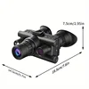 4K Head Mounted Telescope Infrared Night Vision Binoculars Goggles Z9157 Camera 8x Digital Zoom with Tactical Flashlight Outdoor 2