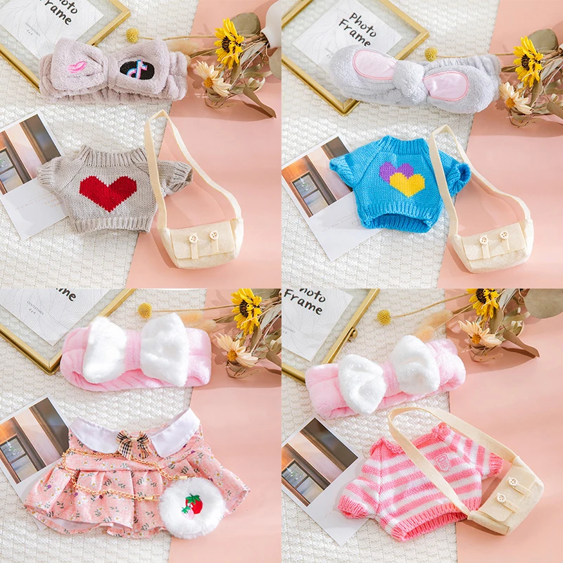 

30cm Animal Duck Doll Clothes Plush Toys Dolls Accessories Clothing Hair Band Toys Gifts Many choices