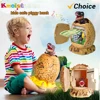 Fingerprint Password Lock Kids Dinosaur-egg Saving Money Coin Safe Box with LED Light Piggy Bank Toys Saving Money Coin Safe Box 1