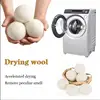 Wool Dryer Balls Reusable Natural Fabric Softener Laundry Washing Machine Accessories Home Washing 4/5/6cm Fleece Dryer Balls 1