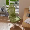 Ergonomic Office Chair M903, High Back Computer Desk Chair With Adjustable Lumbar Support & Headrest, Green Task Chair Comfy, 5