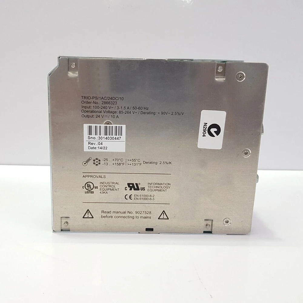 High Quality 2866323 TRIO-PS/1AC/24DC/10 TRIO POWER 24VDC/10A For Phoenix Switching Power Supply Fast Ship 5 High Quality 2866323 TRIO-PS/1AC/24DC/10 TRIO POWER 24VDC/10A For Phoenix Switching Power Supply Fast Ship - Image 3