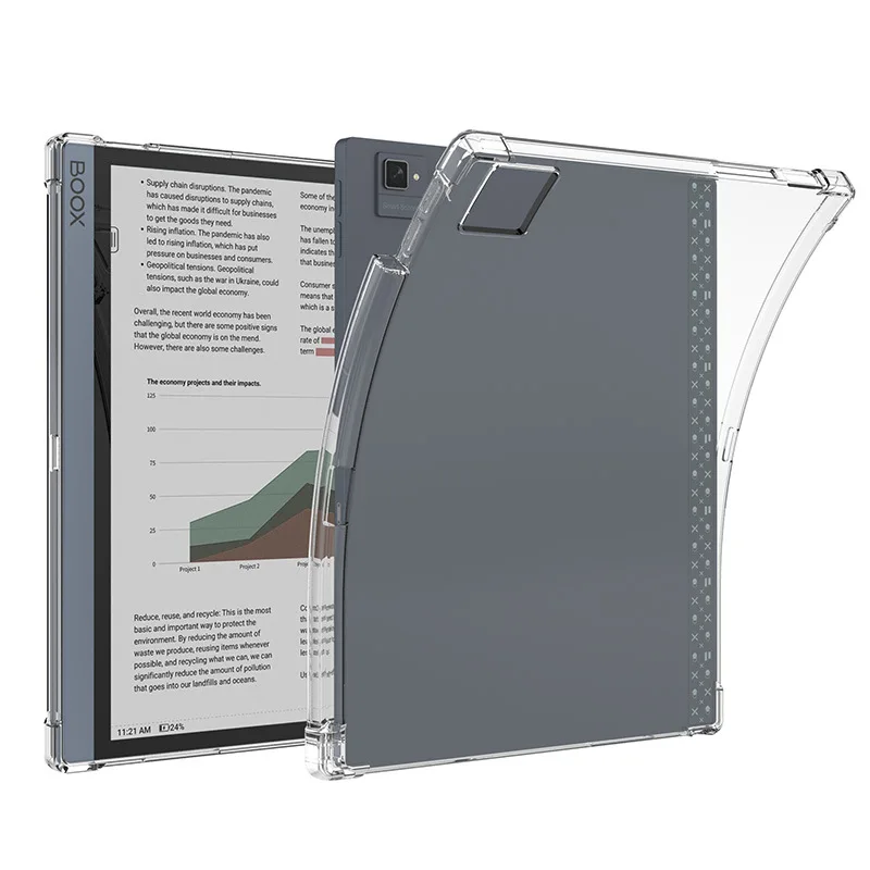 Versatile Clear Pencil Holder with Shockproof TPU Cover and Sleeve Pouch