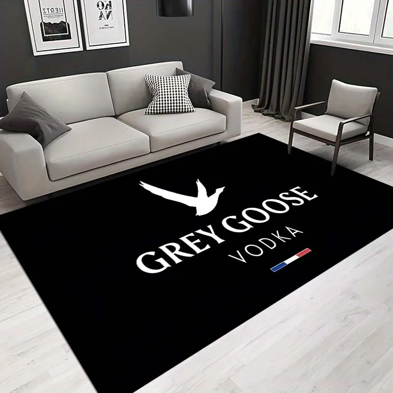 G-Grey Goose Pattern Soggiorno Camera Da Letto Tappeto Comodino Tappetino Da Bagno 15 Dimensioni Custon Pattern Area Tappeto Guardaroba Home Decor