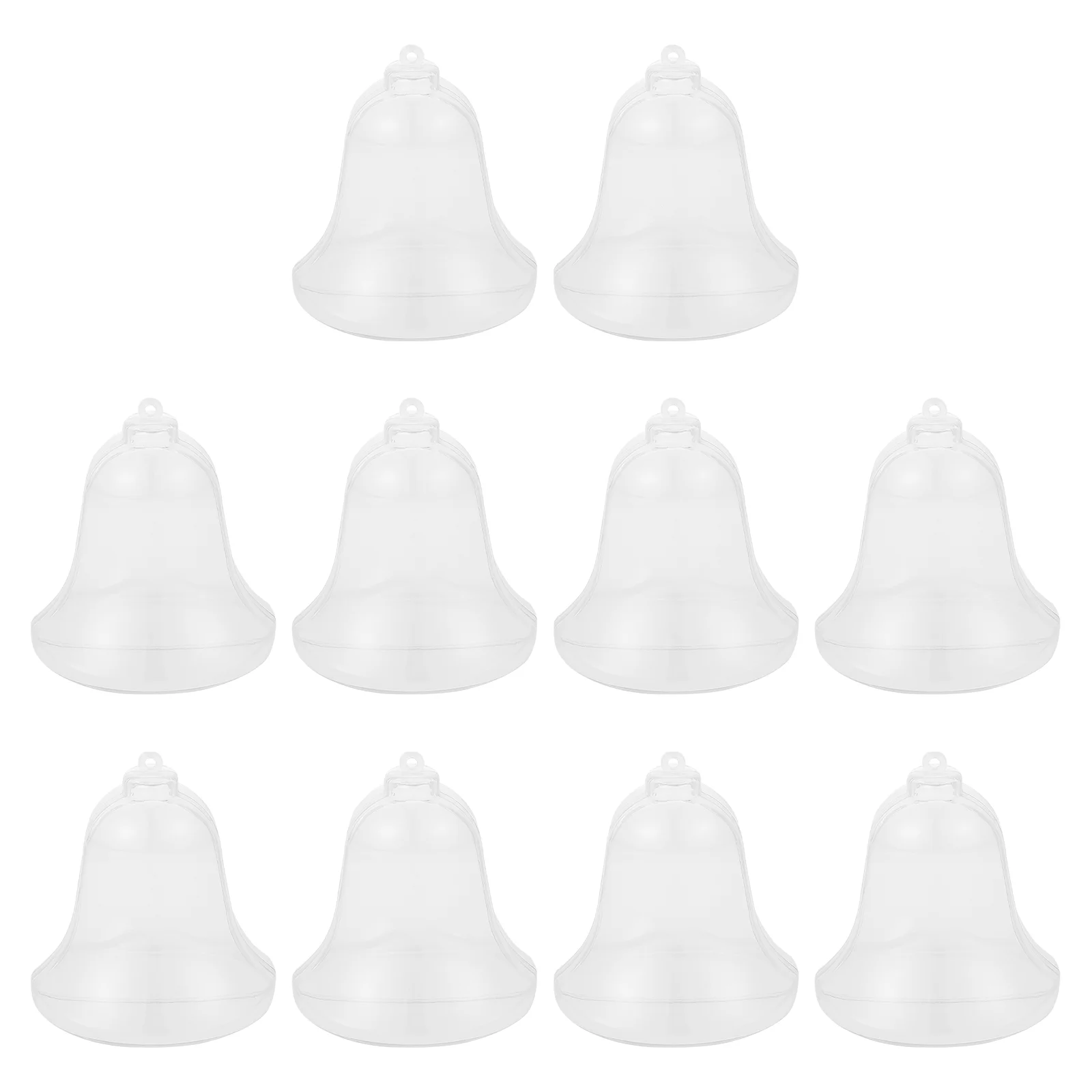 

Christmas Bell Hanging Pendant Candy Boxes Ornaments New Year Party Candy Boxes Clear Plastic Bell Shaped Candy Boxes