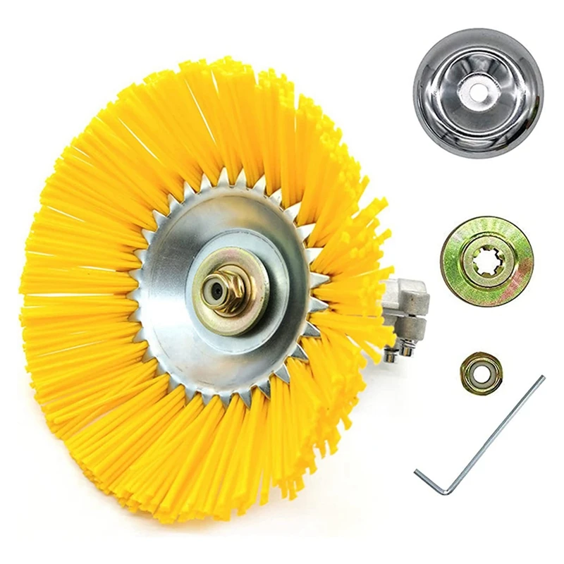 

Набор деталей для газонокосилки, нейлоновая косилка с вращающейся головкой в форме чаши, дисковая щетка для свалки, стальные детали для газонокосилки