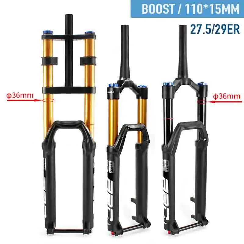 MTB Bike 29ER Air Suspension Fork Single/Double Crown Thru