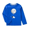 Boys Long Sleeved Shirt Astronaut Funny T-shirt Spring Autumn Cotton Clothes Kid Spaceman Fashion Tops 2