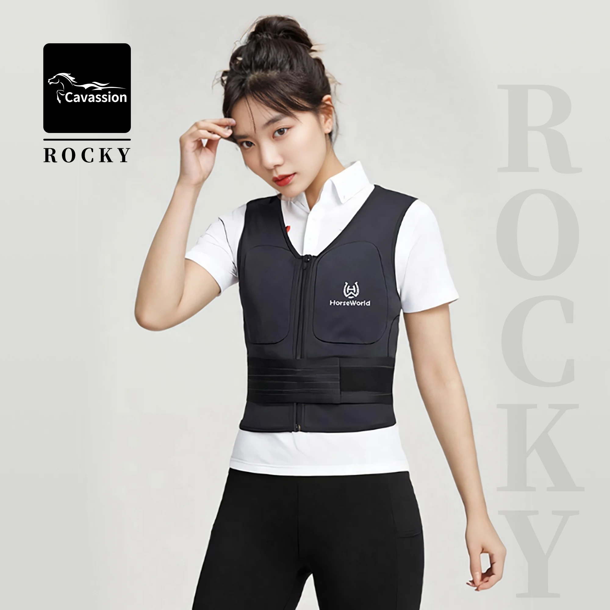 Horse riding protective vest for both men and women, suitable for both fall and collision prevention8108020 2