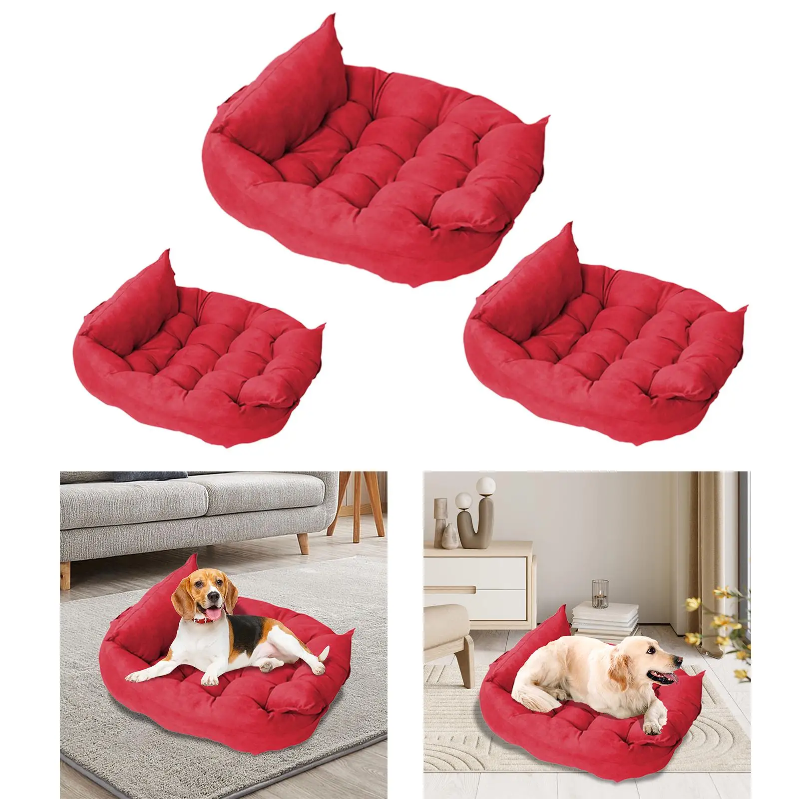 Dog Bed Mat Puppy Nest Soft Kitten Bed Kennel Cat Beds for Indoor Cats Pet Sleeping Bed Dog Sofa for Small Medium Dogs Playing