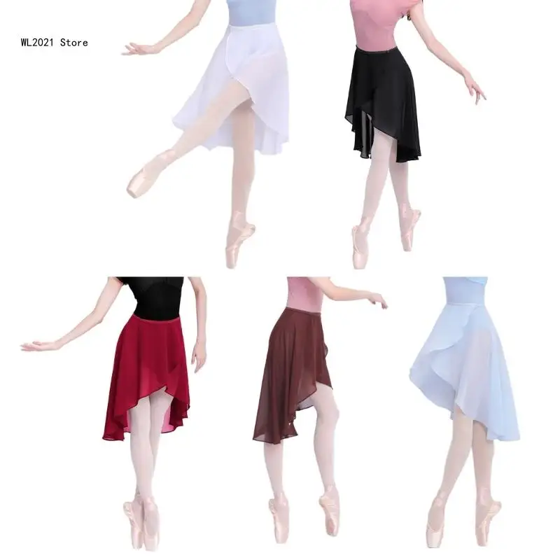 

Ballet/Dance Wrap Skirt for Adults Women Elegant Ballet Skirts Lace-up Skirts Dance Skirts