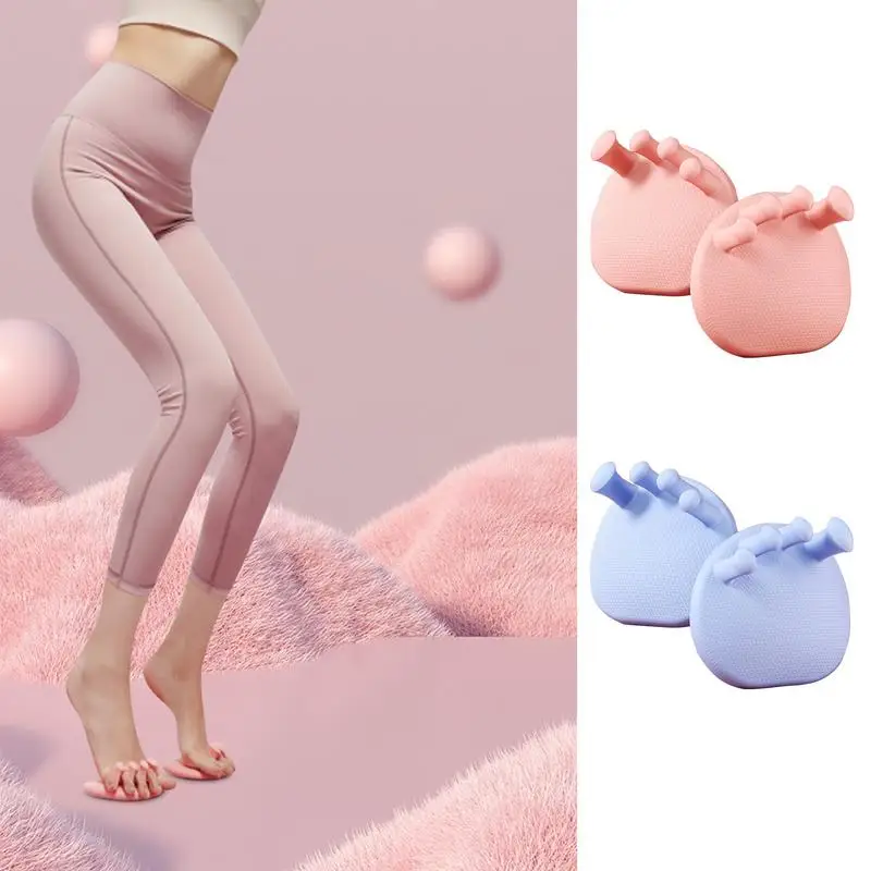 2Pcs Arch Foot Trainer Fitness Leg Toes Plantar Function Exerciser Thumb Valgus Corrector Soft Supportive Arch trainer ﻿