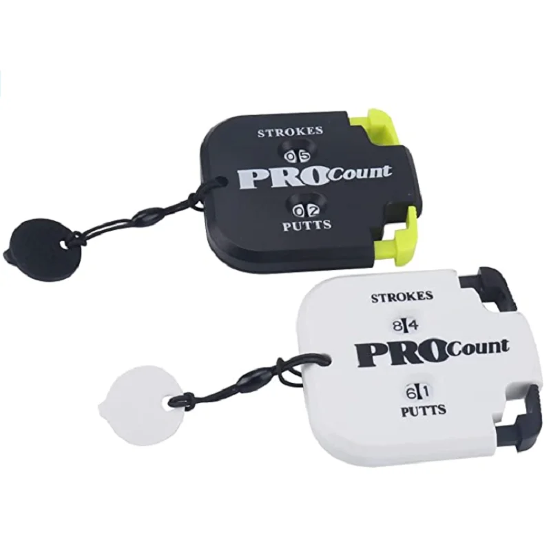 2Pcs Mini Golf Tally Counter Clicker Turning Technology up to 99 Score Stroke Counter Golf Game Strike up for Men 4