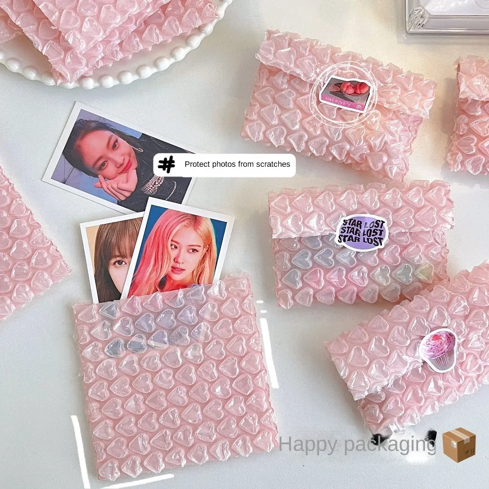 Pink PE Self Seal Bubble Bags for Gift Packaging