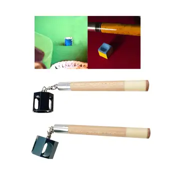 당구 스누커 당구 큐 초크 거치대, 2 in 1 포켓 초커 컵 홀더, 스쿠퍼 태커 당구 큐 팁 도구, 테이블 볼용