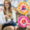 Kids Montessori Wooden Clock Toys Time Learning Teaching Aids Educational Toys For Children Primary School Clever Board Toy 1