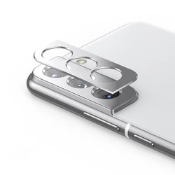Premium Aluminum Alloy Rear Camera Protector for Enhanced Durability and Style (Silver)