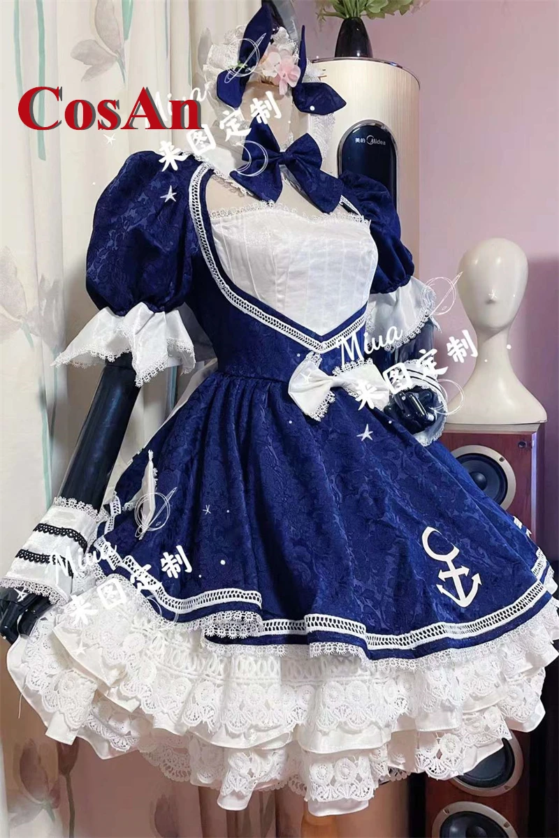 

CosAn аниме Vtuber Hololive Minato Aqua косплей костюм матроса костюм для вечеривечерние