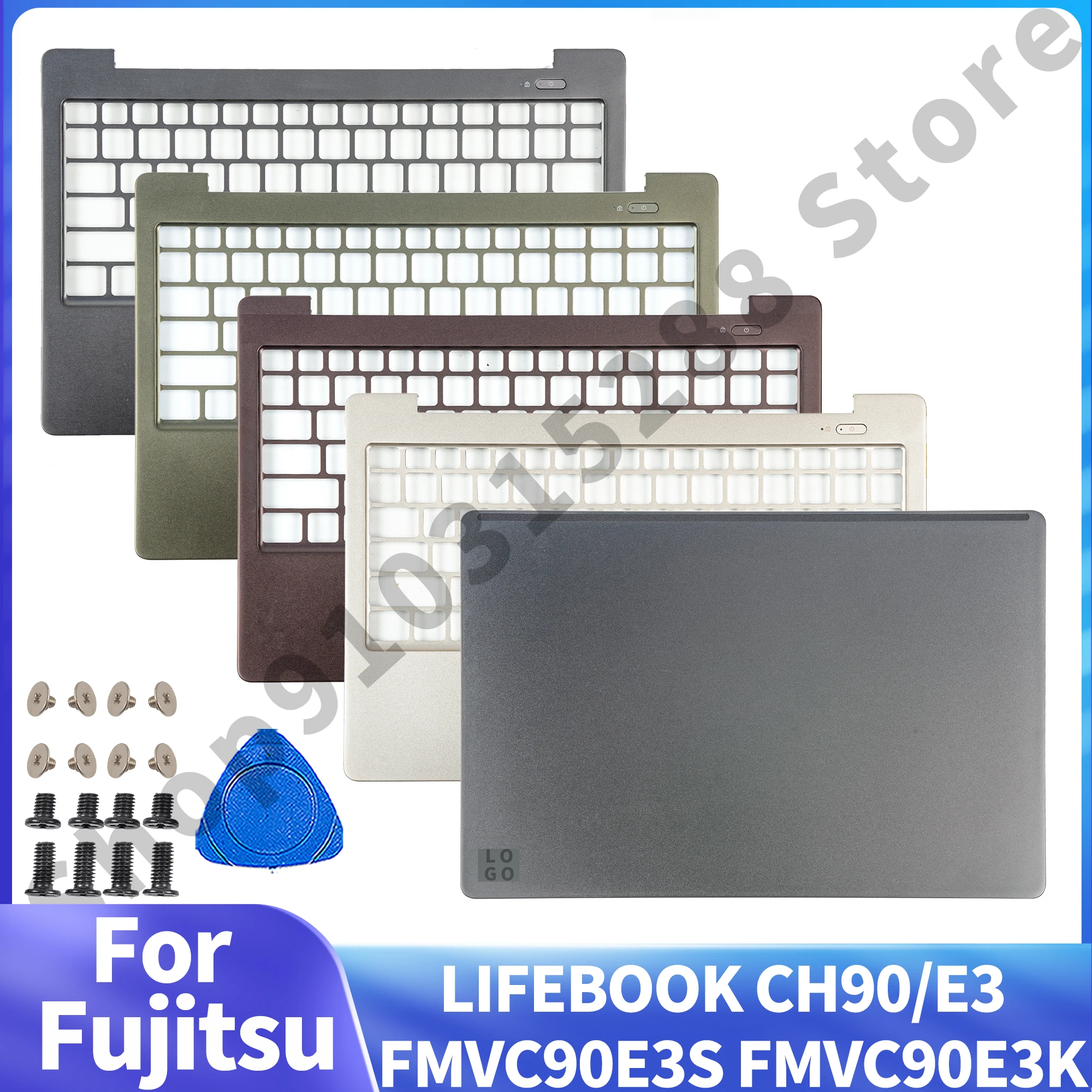 

Laptop Parts For Fujitsu LIFEBOOK CH90/E3 FMVC90E3S FMVC90E3K LCD Back Cover Palmrest US/JP Keyboard Built-in Speaker Fast Shipp