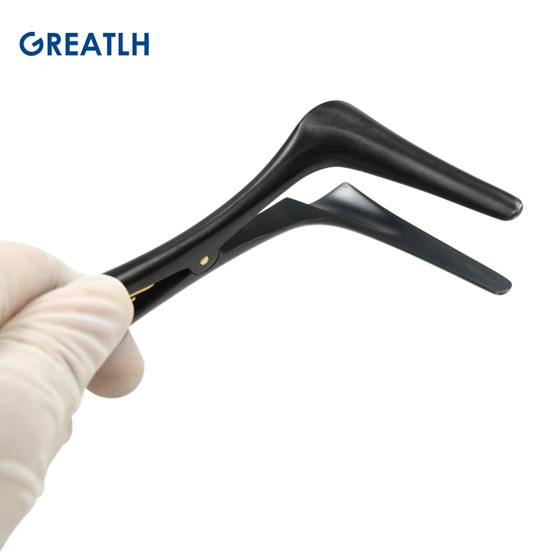 14cm/15.2cm Medical Nose Mirror Ear Canal Dilator Nasal Expander Nasal Speculum Forceps Nose Pliers Black Handle veterinary surgical instruments