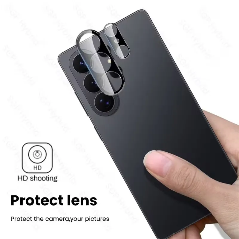 Durable Metal Camera Lens Protector with Tempered Glass Film