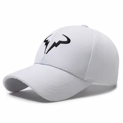 Sleek Black Baseball Cap with Distinctive White Bull Logo for Everyday and Outdoor Appeal (WHITE)
