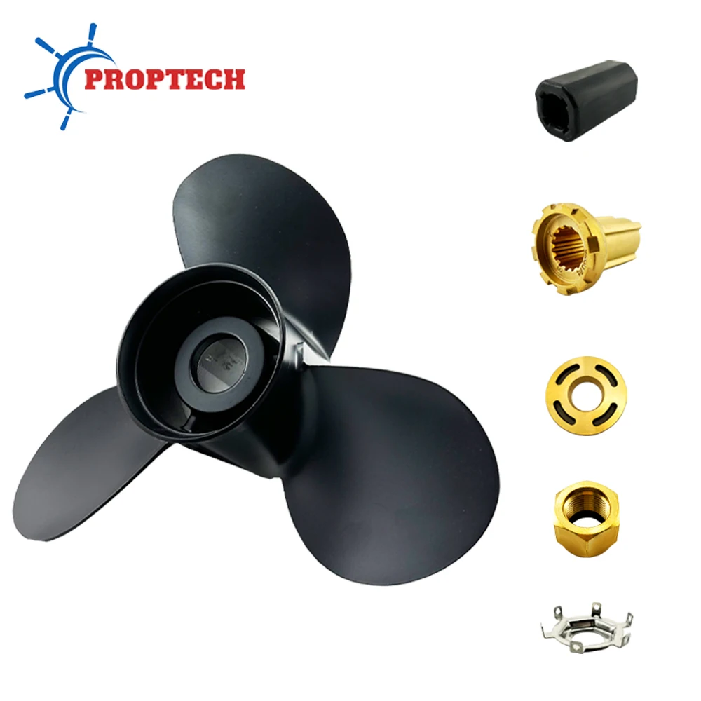 For Mercury 40 60 75 90 100 115 125 140 HP Accessory 48-77344A45 Marine Boat Outboard Propeller 13 1/4 &times; 17 Aluminum Alloy