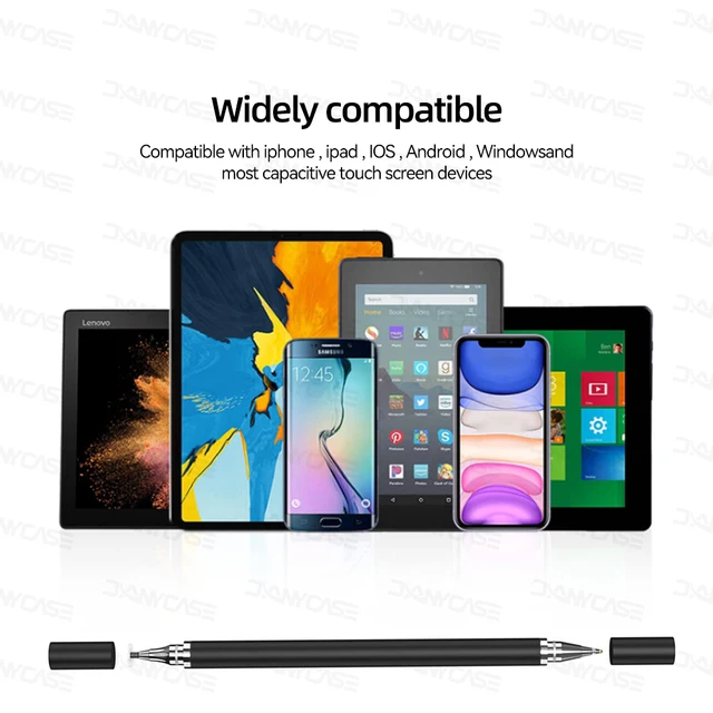 2 in 1 Universal Stylus Pen For Tablet Mobile Android 6