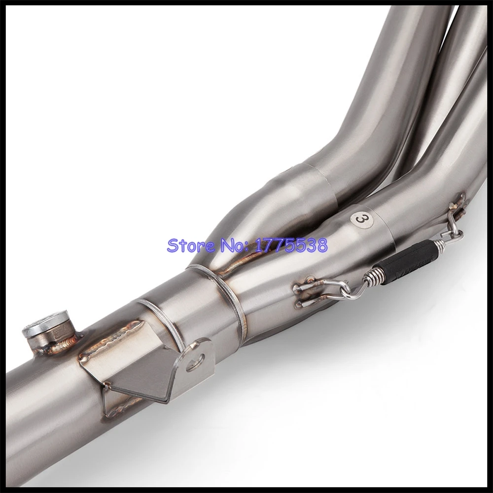 Motorcycle Exhaust For Yamaha MT09 MT09 SP FZ09 2021-2023 Full System Header Collector Front Pipe Escape Moto Muffler Can Pot - Image 4