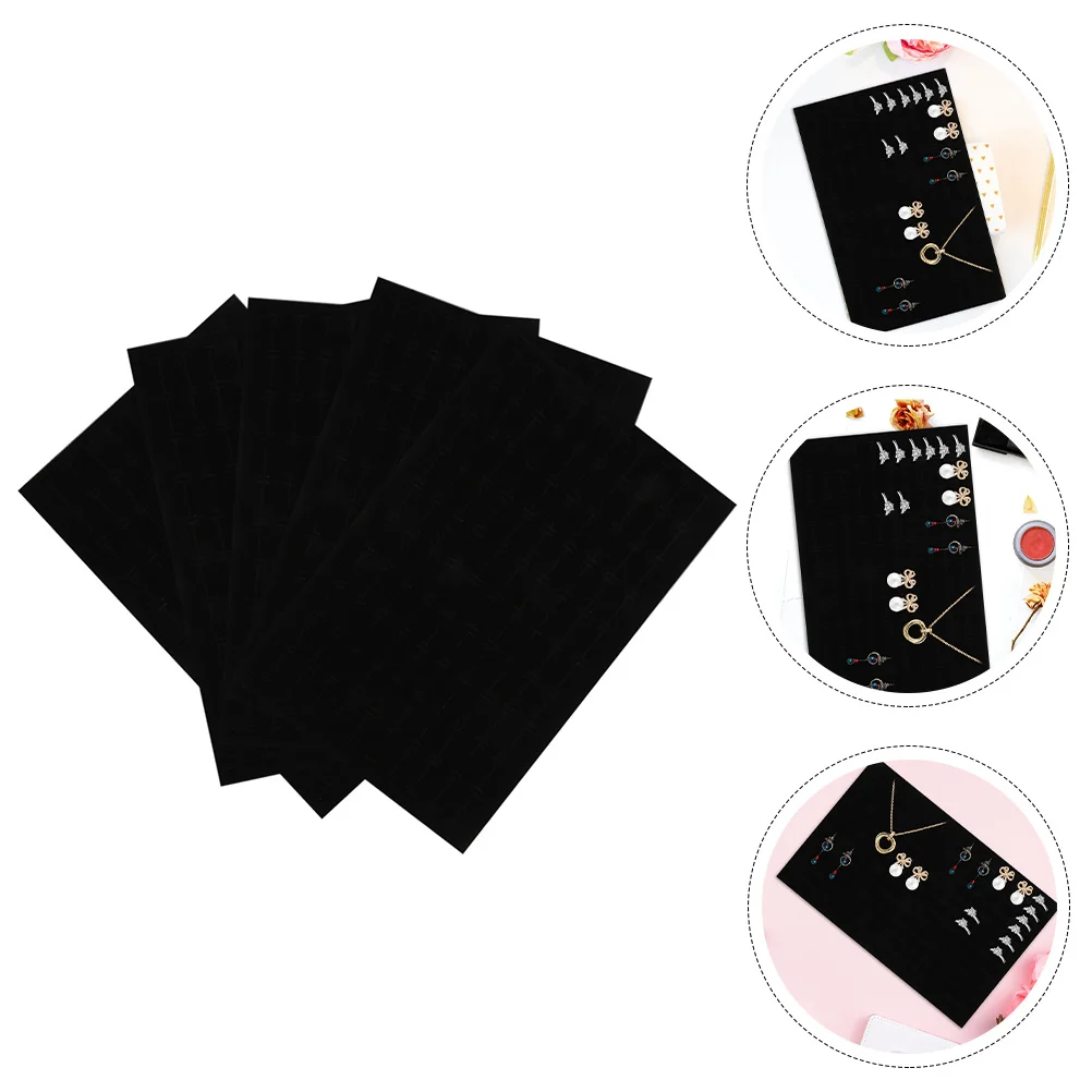 

3 Pcs Jewelry Box Insert Pad Ring Display Sponge Mat Tray Holder Ear Stud Earring