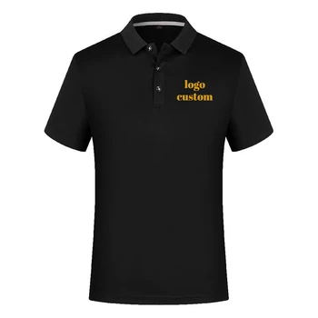 Camicie personalizzate ad asciugatura rapida uomo donna Polo sportiva estiva tessuto fresco Running Fitness t-Shirt Logo abbigliamento personalizzato