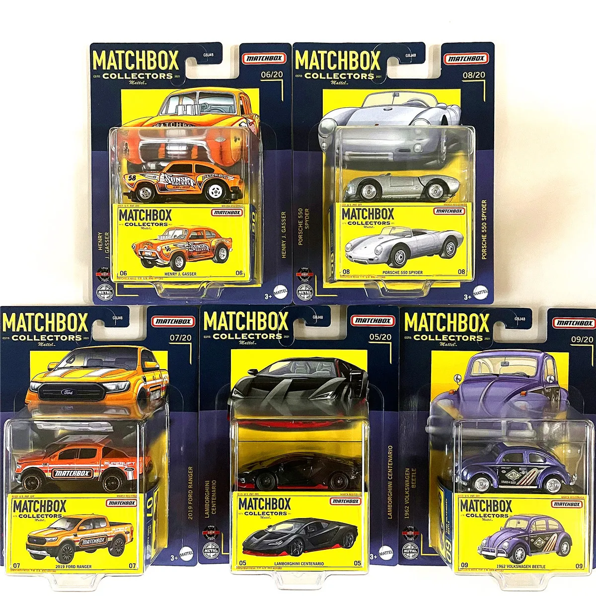 2021 NEW Matchbox collectors 1:64 TOYOTA HONDA 2002 FORD GMC Moon-Eye Land Rover Pickup 2021 Limited alloy diecase car model
