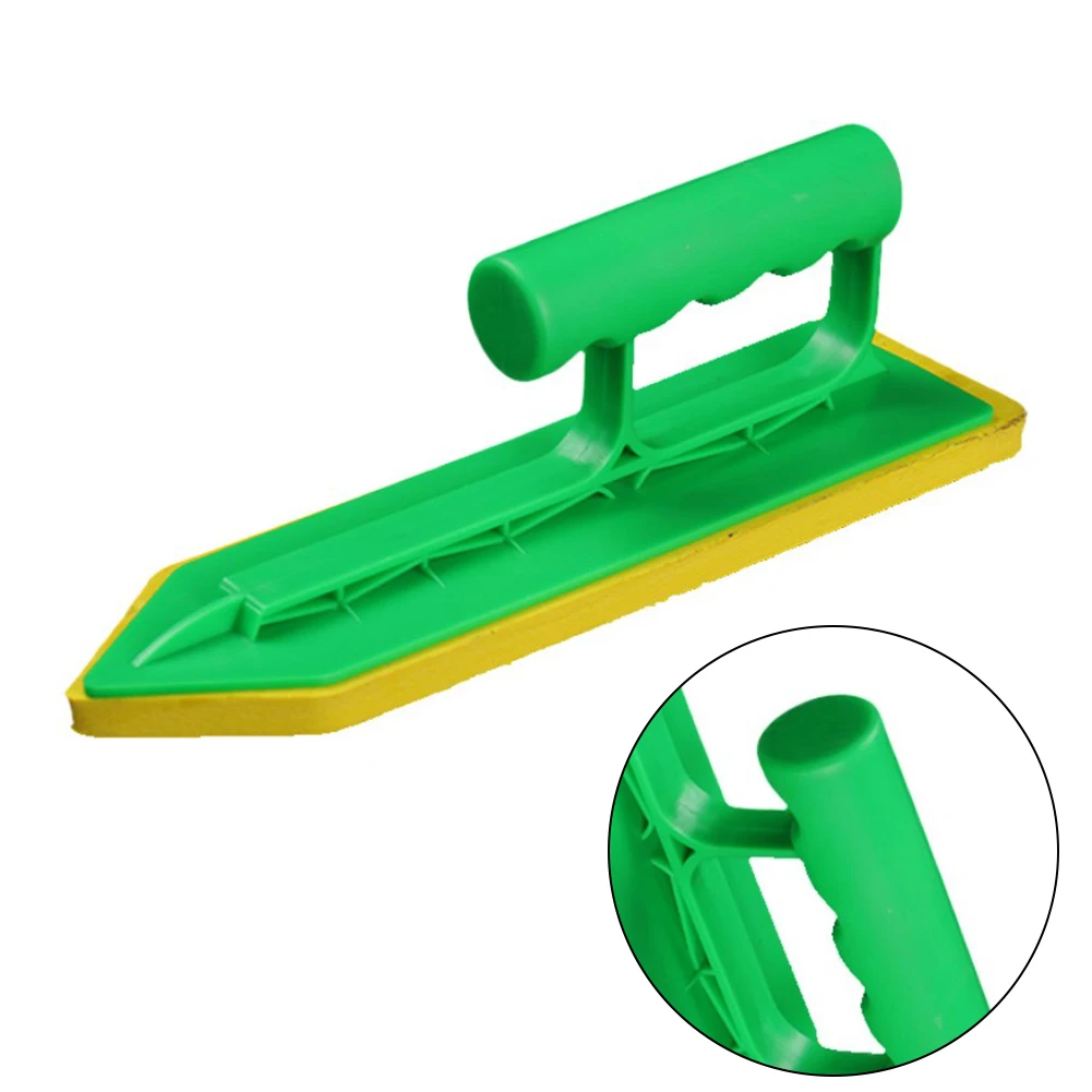 1pc Tile Caulking Trowel Sponge Trowel Wave Handle For Masonry Hand Builders Masons Plastering Bucket