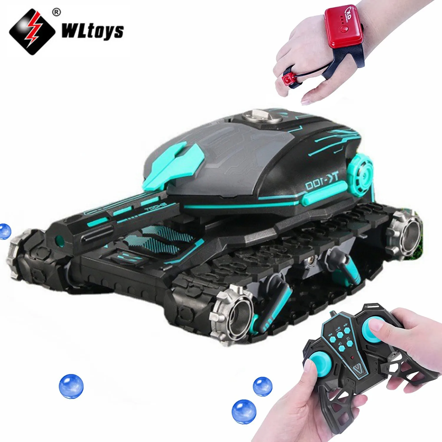 

2,4G Водяная бомба RC Танк жест дистанционное управление Водяная бомба автомобиль 360 ° конкурентоспособное управление жестами светодиодный Танк Дрифт автомобиль детские игрушки для мальчиков