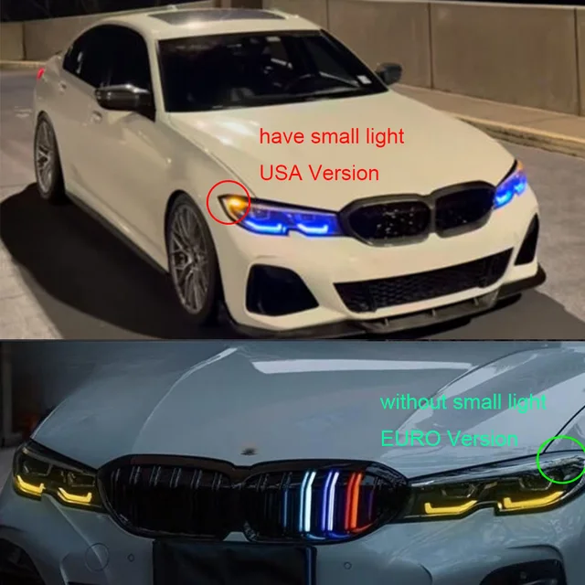 LEDヘッドライトキセノンランプライト,マルチカラーモジュール