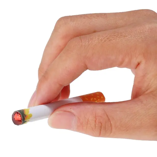 2Pcs Joke Prank Novelty Trick Props Toys Fake Cigarettes Smoke Party Spoof Cigarette Toys Funny Toy Practical Jokes Fake Toys 4