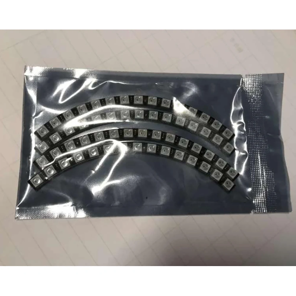 60 비트 RGB LED 링 60 X WS2812 WS2812B 5050 Arduino RPI용 통합 드라이버 SK6812가 있는 링 램프 조명