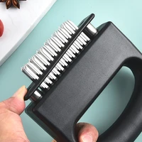 Attendrisseur de viande à 48 broches, 1 pièce, attendrisseur de Steak en acier inoxydable, outils de cuisine, BBQ, aiguilles en fil de bœuf, bâton de viande, machine à galettes de viande 5