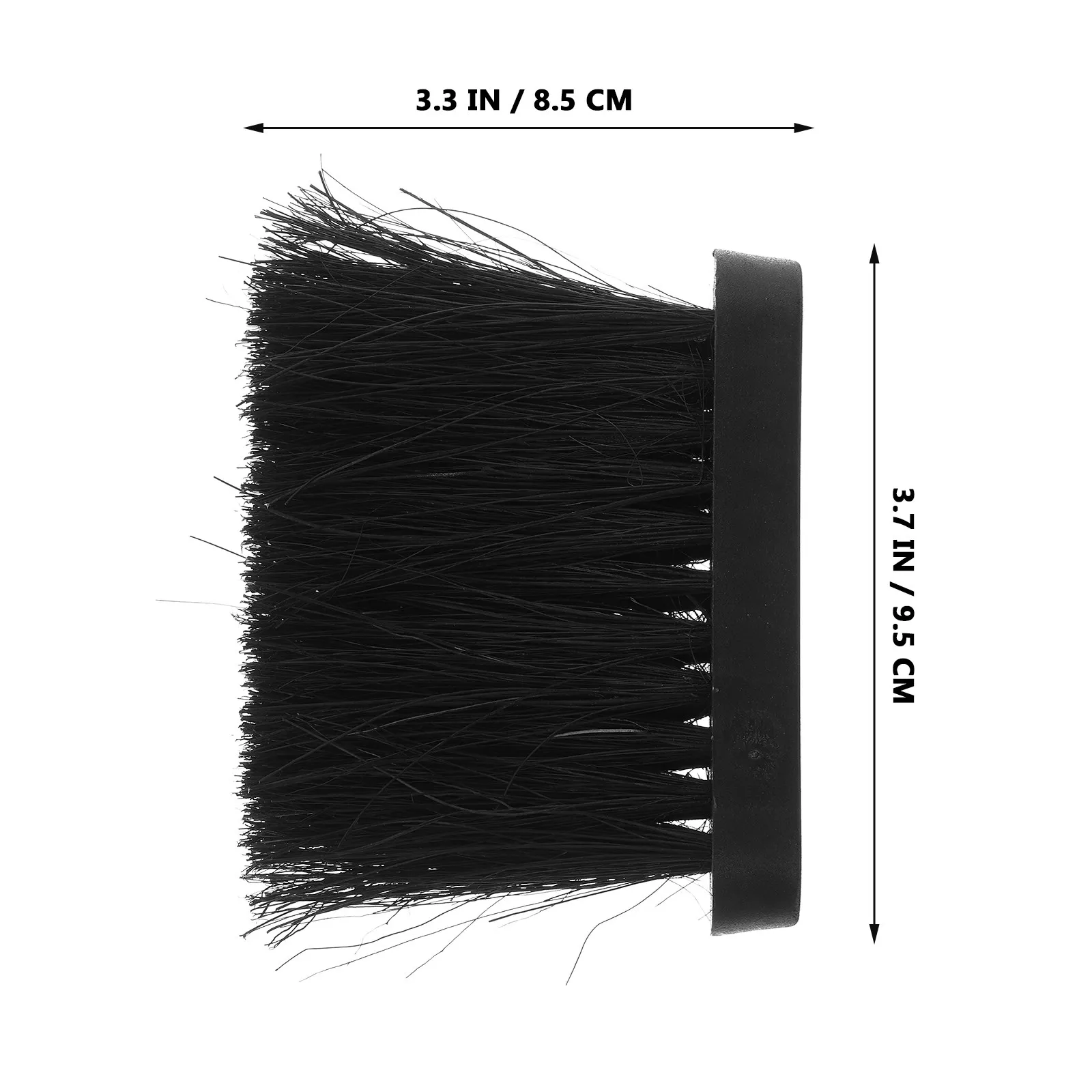 2Pcs 벽난로 청소 브러시 헤드 벽난로 유지 관리용 소형 비털이 없는 브리슬 플라스틱 손잡이 화덕 그릴용