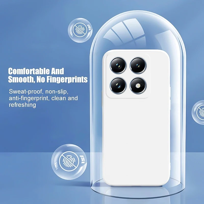 Liquid Silicone Shockproof Soft Phone Case - Enhanced Protection and Style