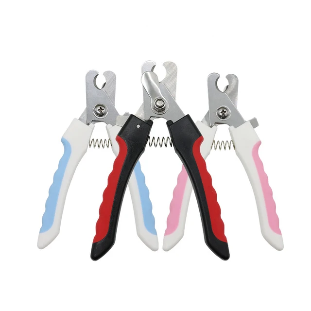 Pet Nail Clippers Pet Dog Cat Grooming Nail Scissors Stainless Steel Straight Handle Clippers Pet Supplies 3
