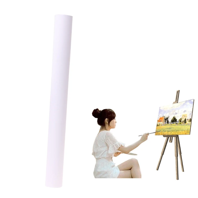 10m 품질 드로잉 종이 롤 화이트 어린이 미술 스케치 페인트 그림 보드 F1CC
