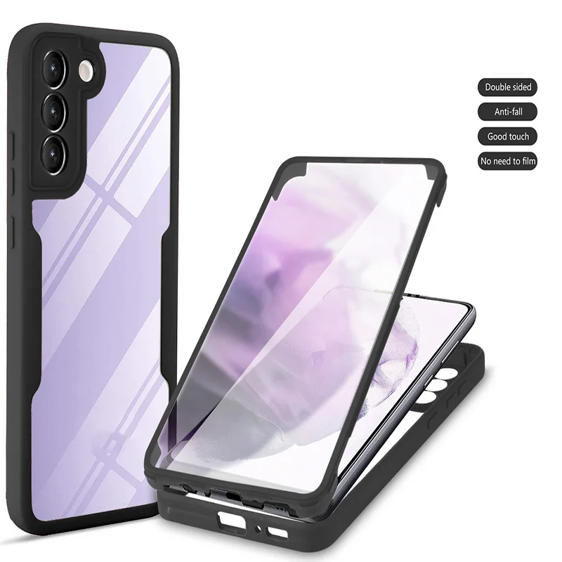 Luxury 360 Full Body Protection Shockproof Soft Silicone Phone Case