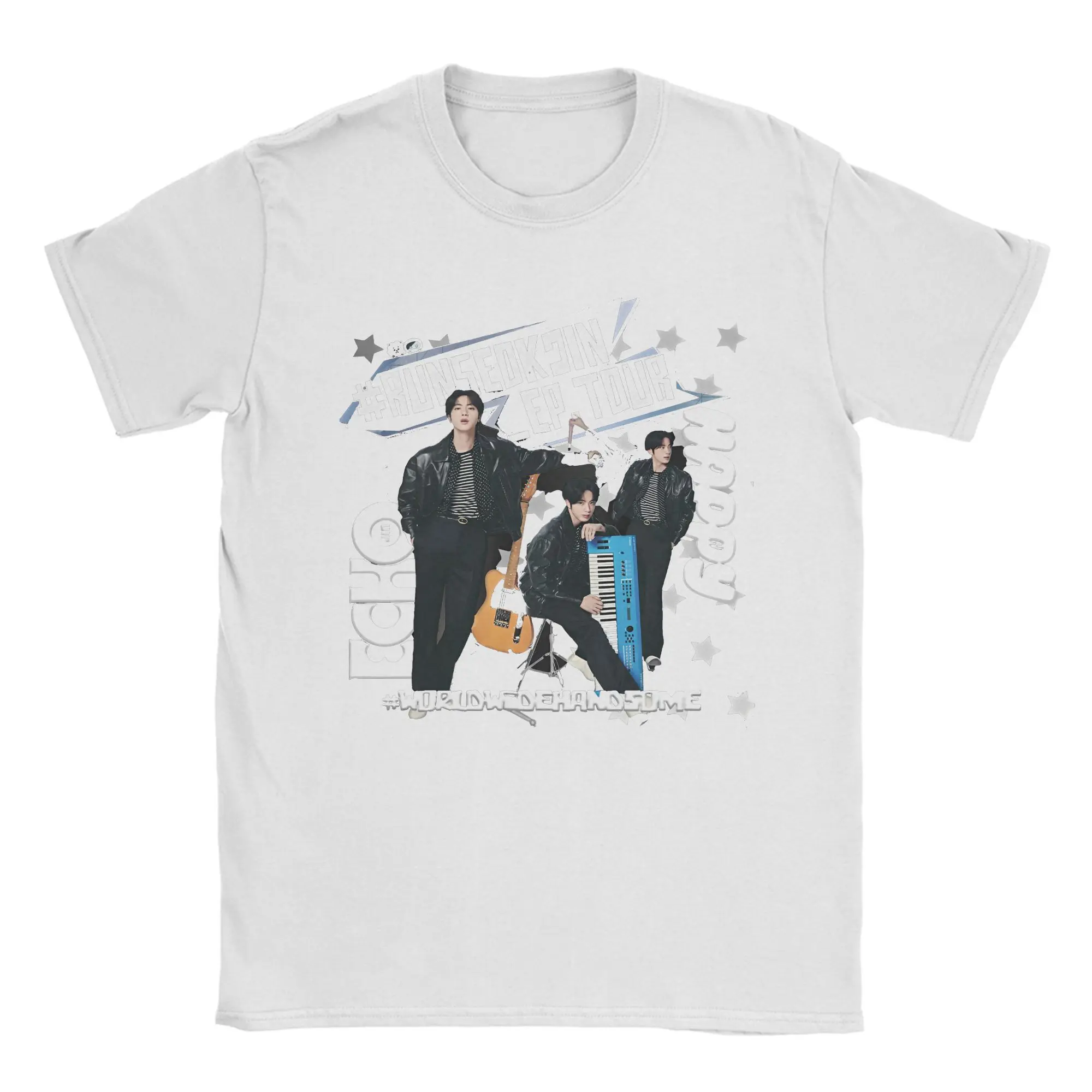 Jin Run seokjin EP Tour 2025 concert kpop Tee Shirt for Men