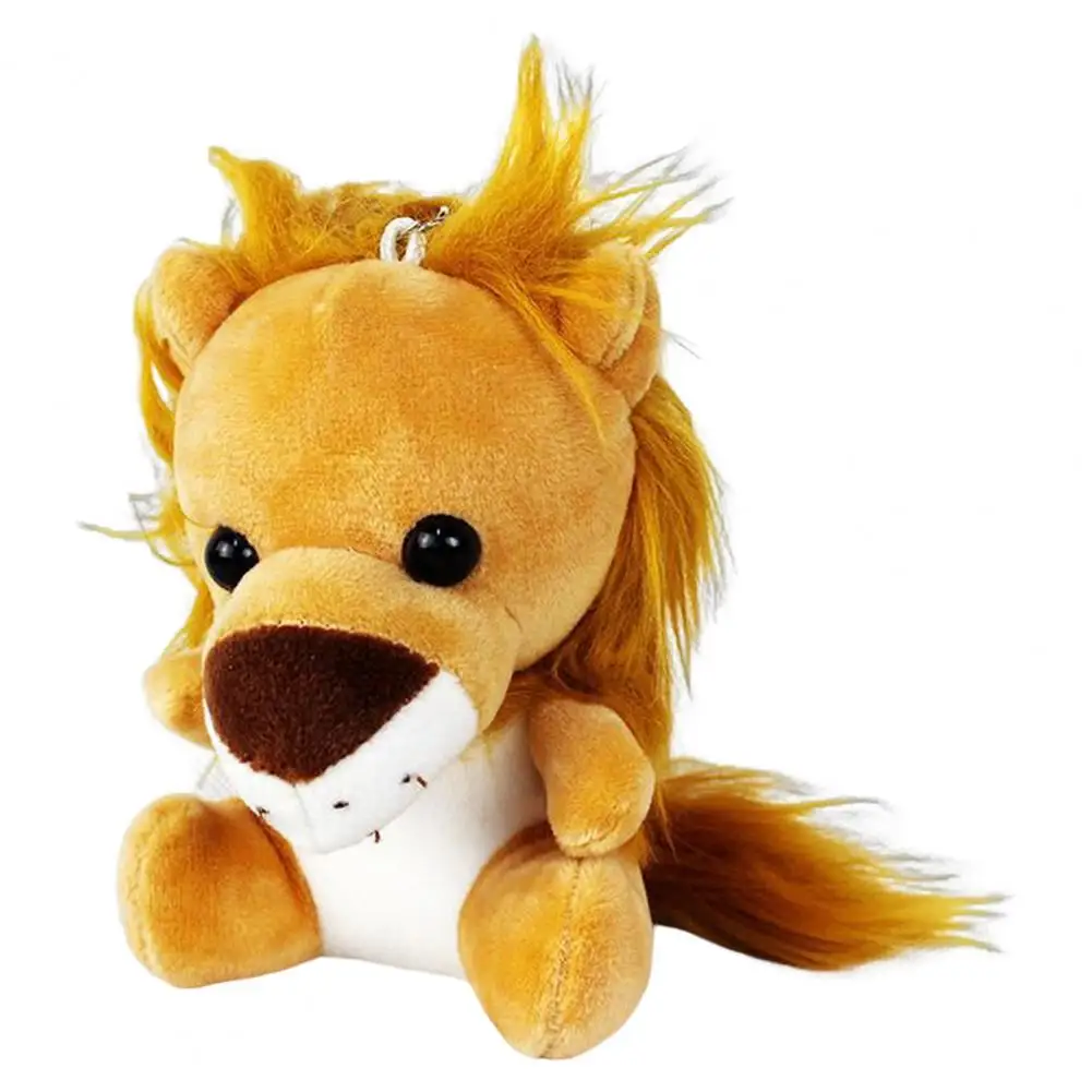 

Plush Pendant Plush Backpack Pendant Cute Stuffed Dolls for Girls Monkey Tiger Lion Giraffe Elephant Leopard Keychain Toy Plush