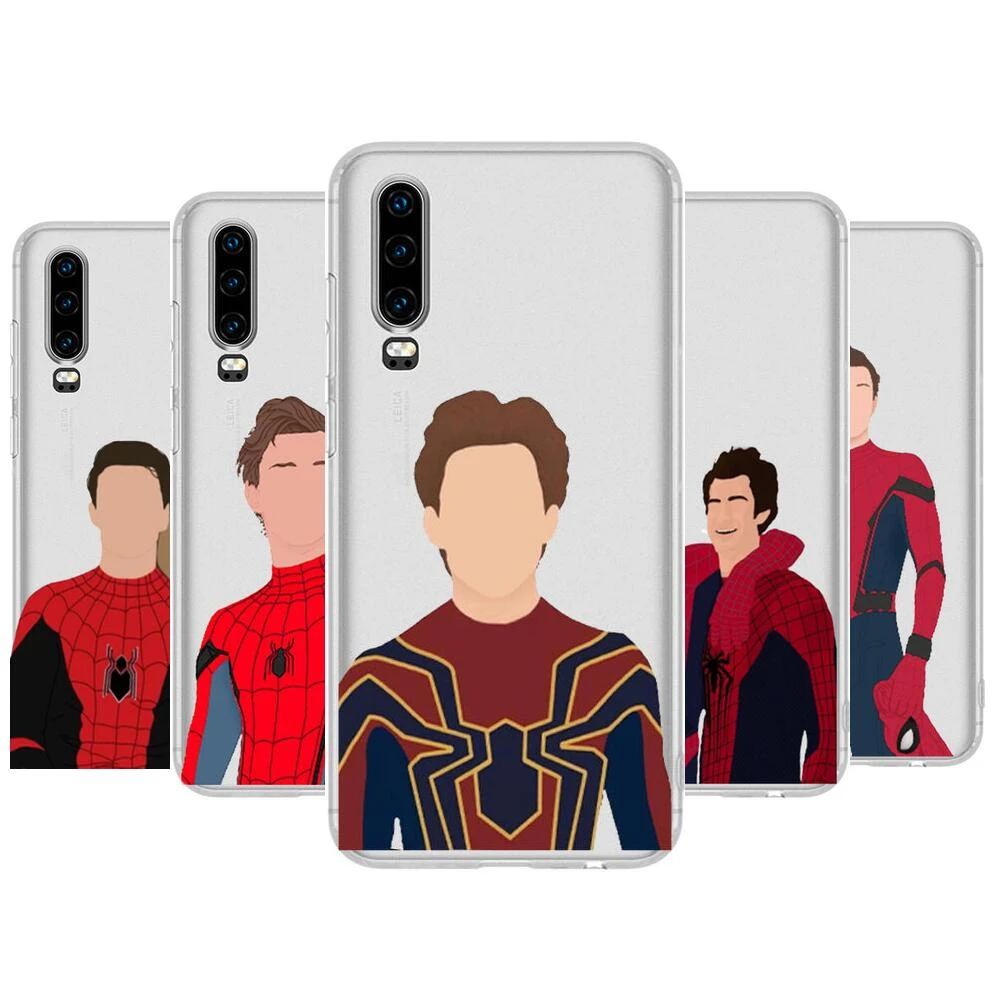 wedstrijd combinatie vriendelijke groet Marvel Spider Man Anime Phone Case For Huawei p50 P40 P30 P20 P10 P9 P8 Lite  E Pro Plus Etui Coque Painting Hoesjes comic|Phone Case & Covers| -  AliExpress