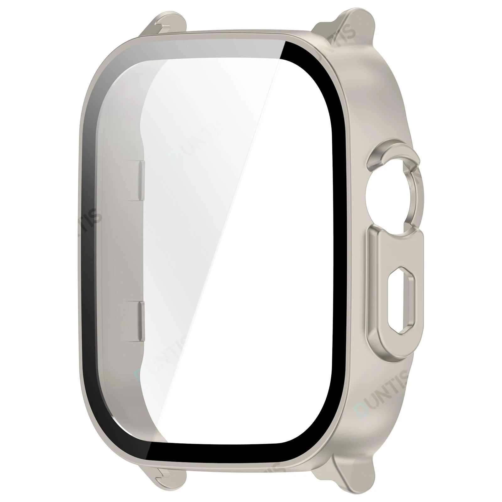 All-Around Protective Glass + PC Bumper Case for Smartwatch, Anti-scratch Screen Protector Cover.